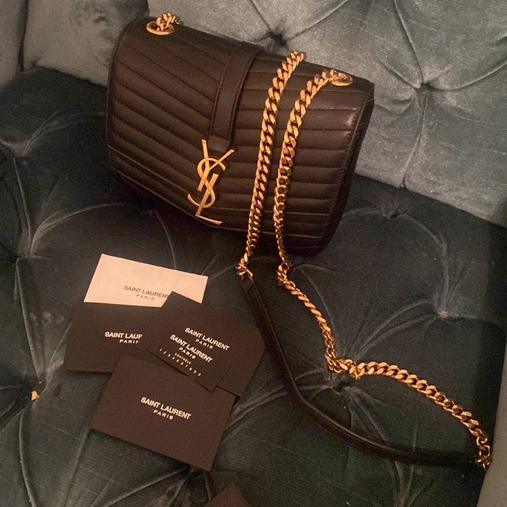 Authentic YSL Saint Laurent Black Purse